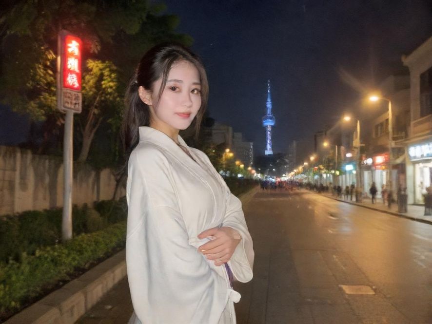 城市夜场桑拿会所的霓虹氛围