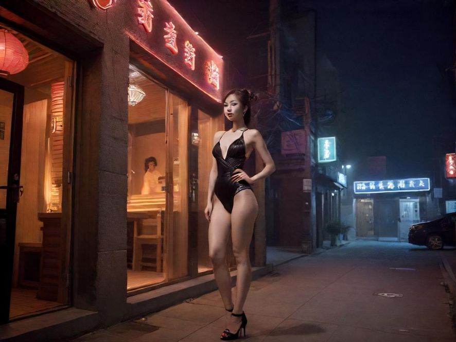 白云区九八会所夜景外观