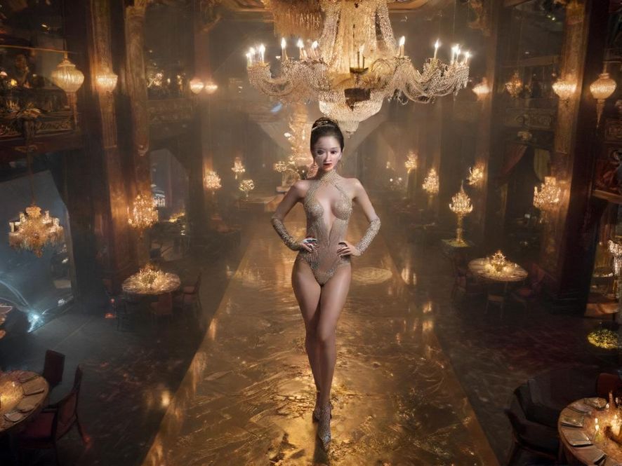 深圳一品香会所夜场大厅实景