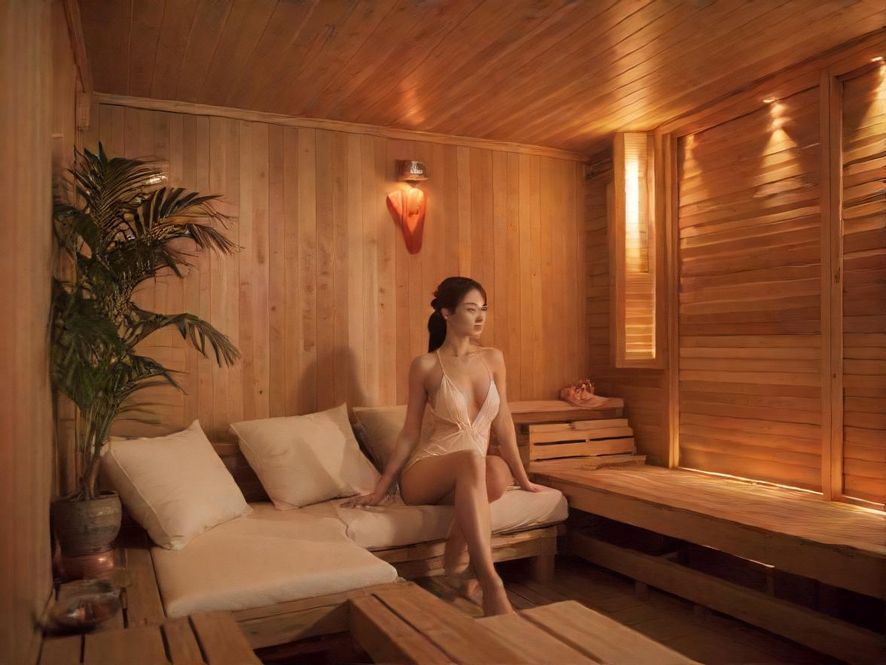 广州高端桑拿会所休息区实景图