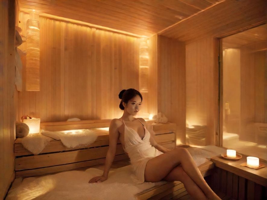 广州桑拿会所休息区环境