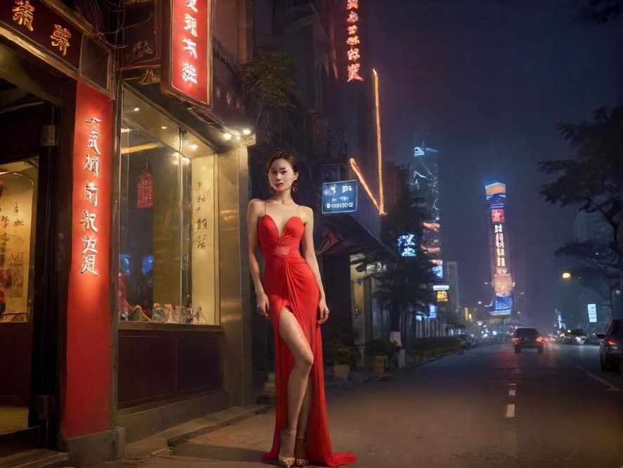 广州休闲会所夜景