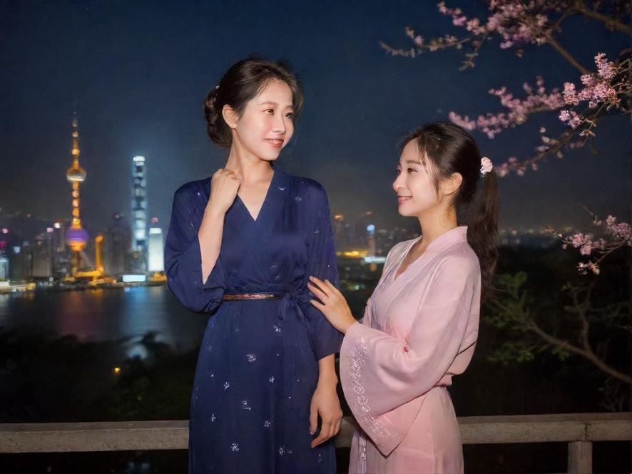 夜场兄弟聚会温馨场景