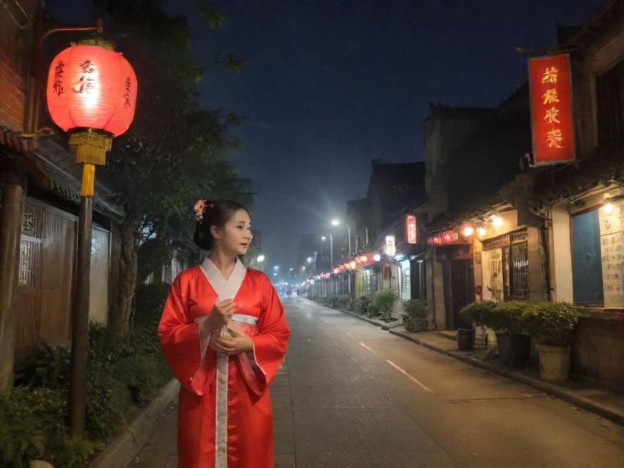 兰州夜景地图指示