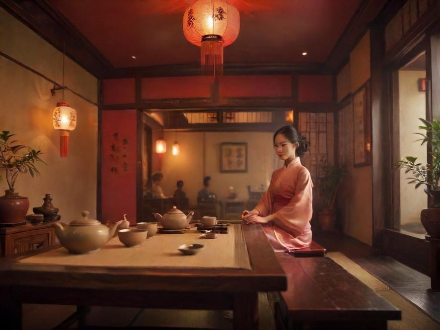 东莞高端茶室温馨环境展示