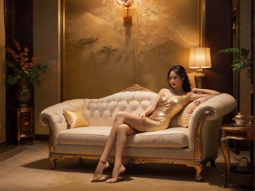 佛山会所休息区一角