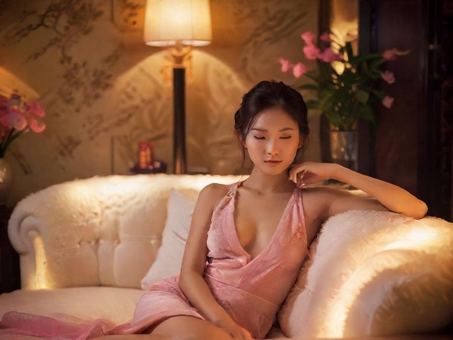 舒适温馨的会所休息区