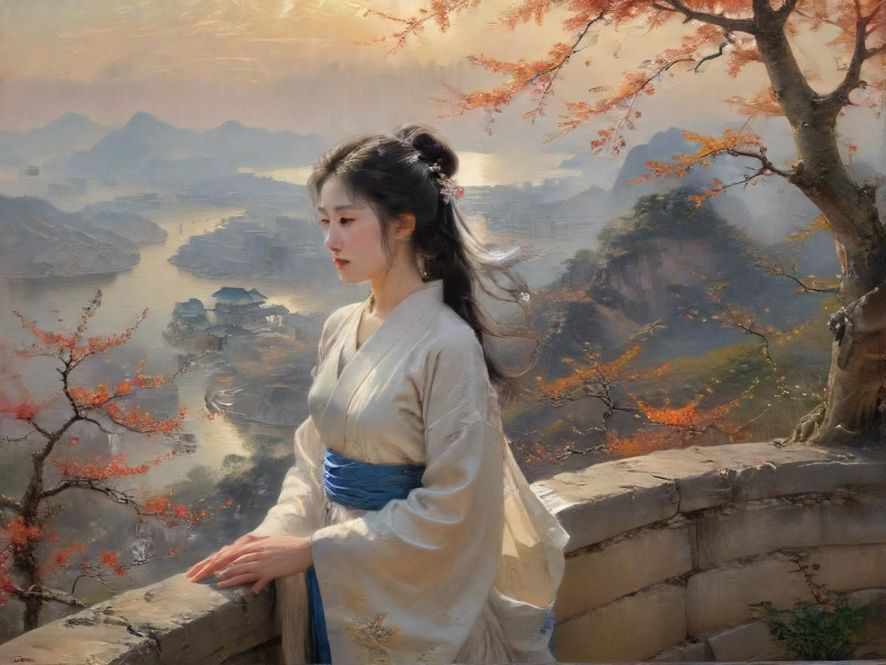 一品香论坛的燕子 仿佛从画中走出,东方韵味十足