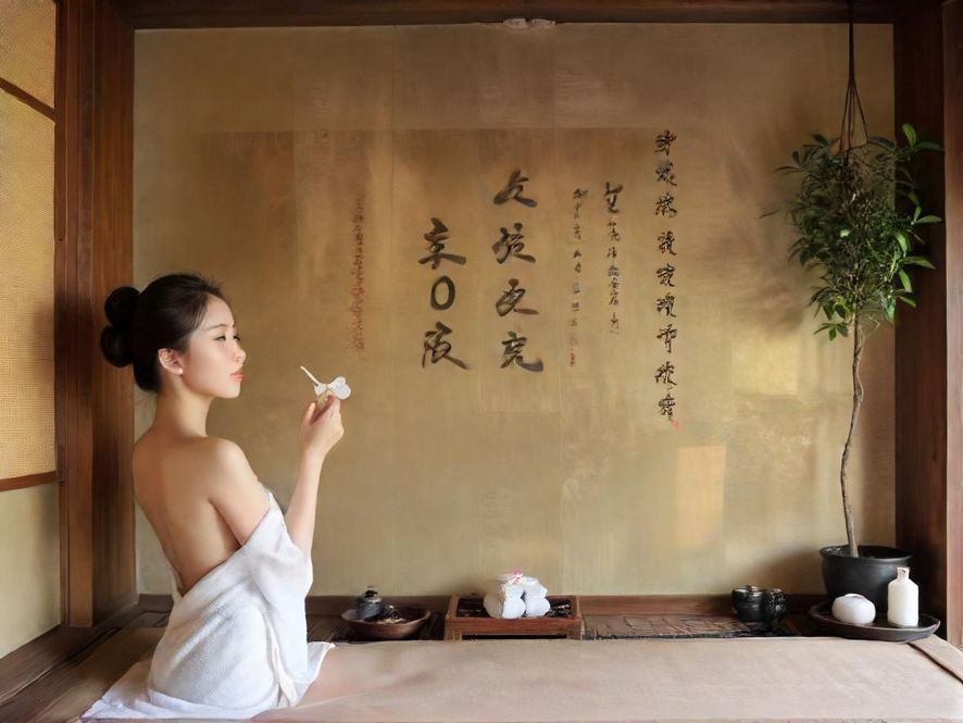 一个温馨舒适的SPA房间,柔和的灯光洒在舒适的按摩床上,营造出宁静治愈的氛围。