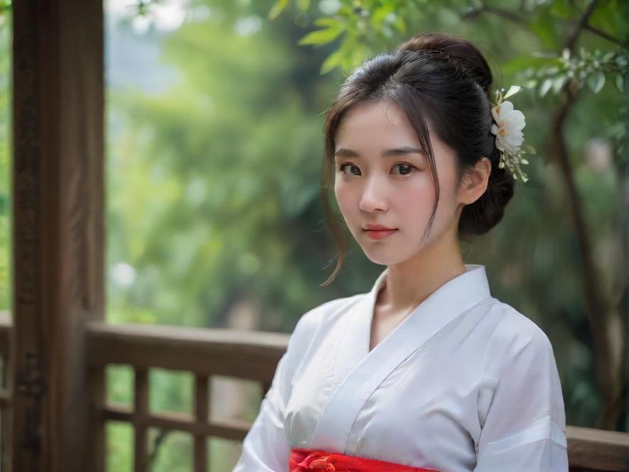 成熟女性微笑交流场景