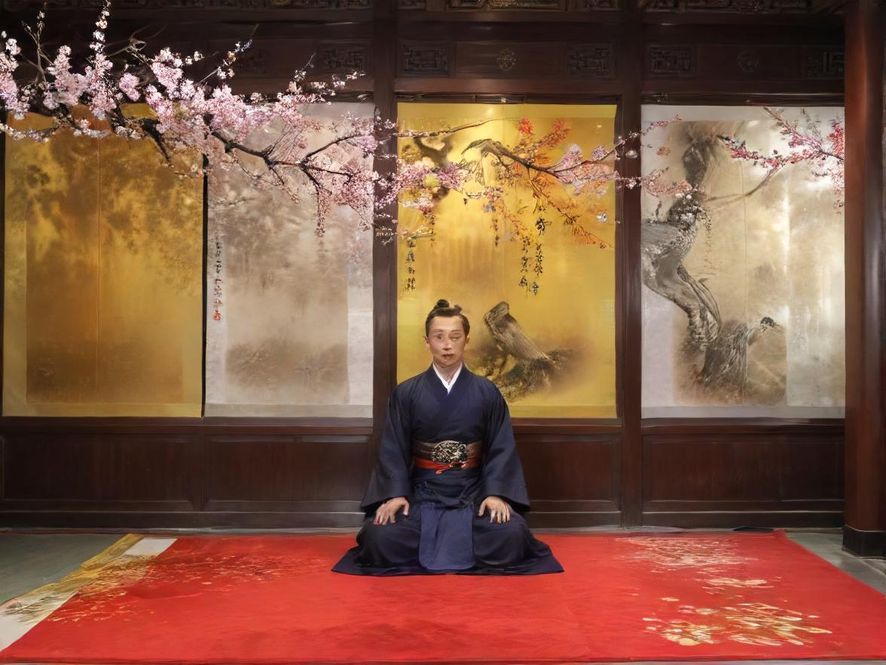 一张宽敞的奢华会所内部照片，采用广角镜头拍摄，展现了现代奢华的设计风格和幽暗私密的氛围。