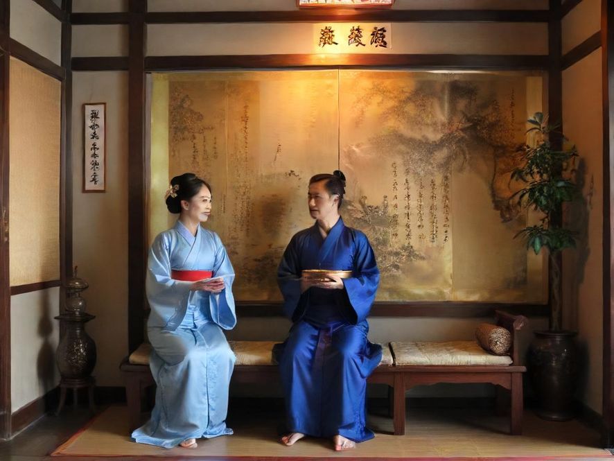 一个年轻人坐在温暖的房间里,兴奋地盯着电脑屏幕,仿佛发现了新世界的大门。