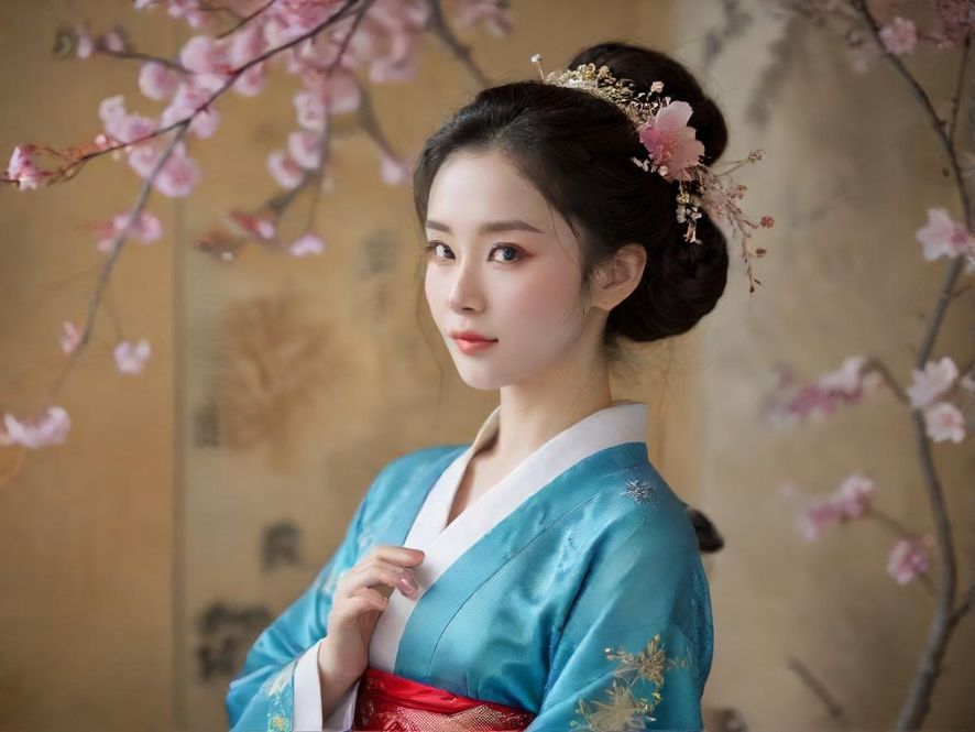 一位面带微笑,享受宁静私密时光的女士特写