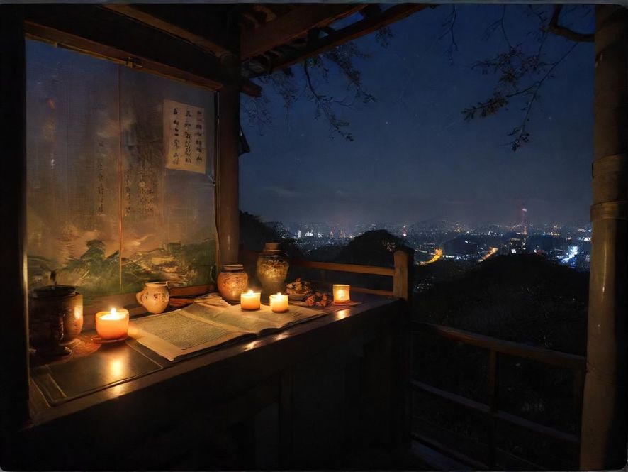 富城夜总会奢华KTV包厢，暖色灯光营造温馨氛围