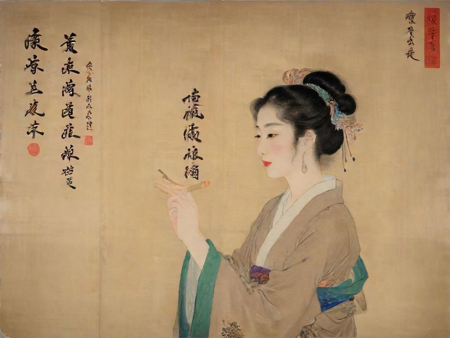 一位女性在舒适的家中,通过笔记本电脑与在线社区互动,面带微笑。